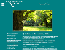 Tablet Screenshot of counselingclinicofiowa.com